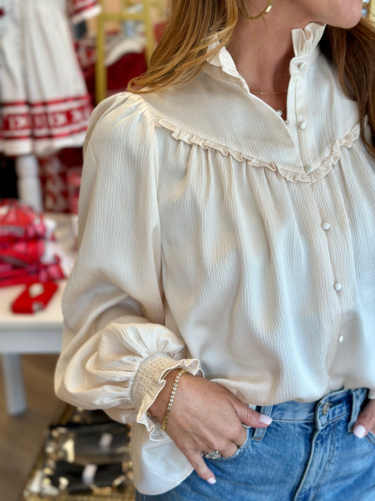 Wells Top in Ivory