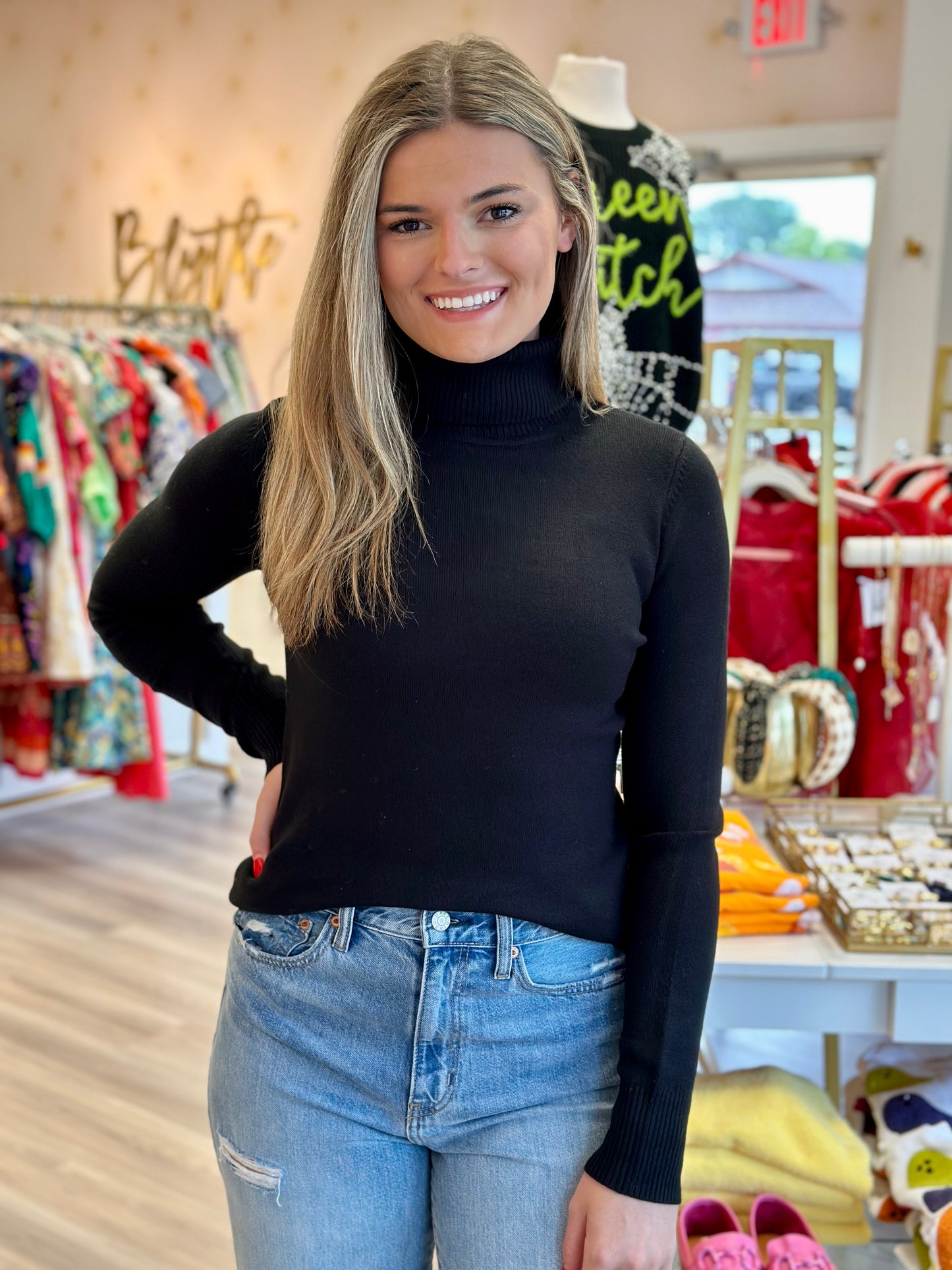 Elena Sweater in Black