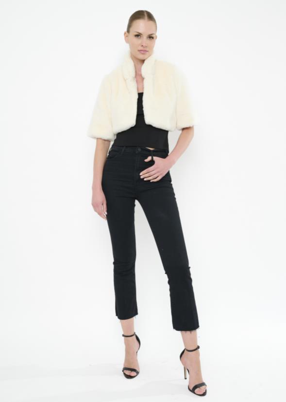 FINAL SALE Nivana Cape in Whisper Ivory