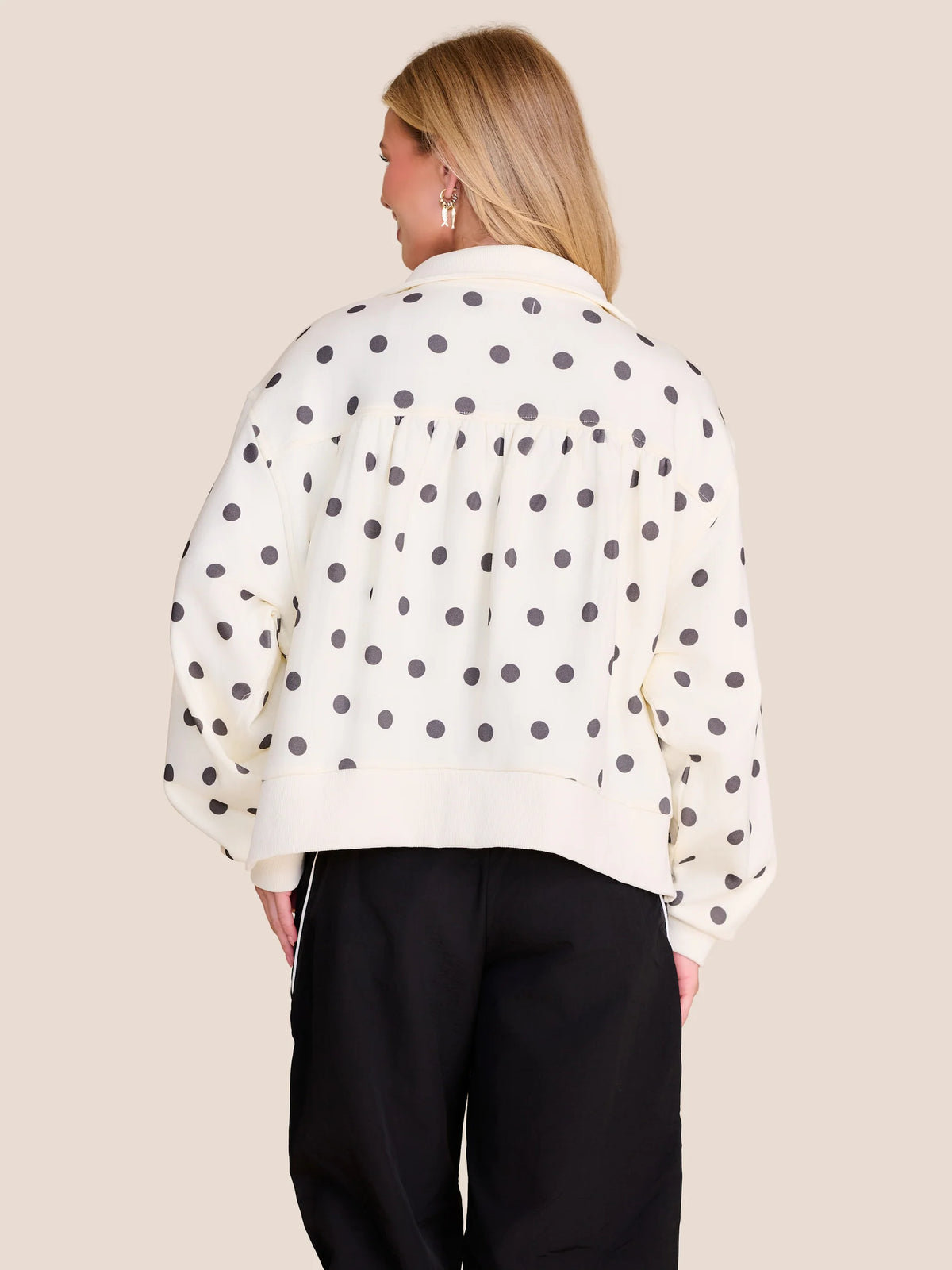 Recruit Polka Dot Arkansas Quarter Zip