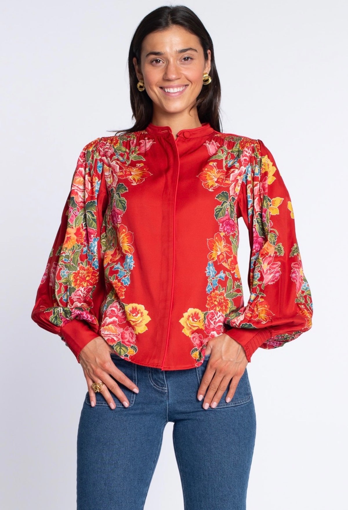 Emily Top in Fall Bloom