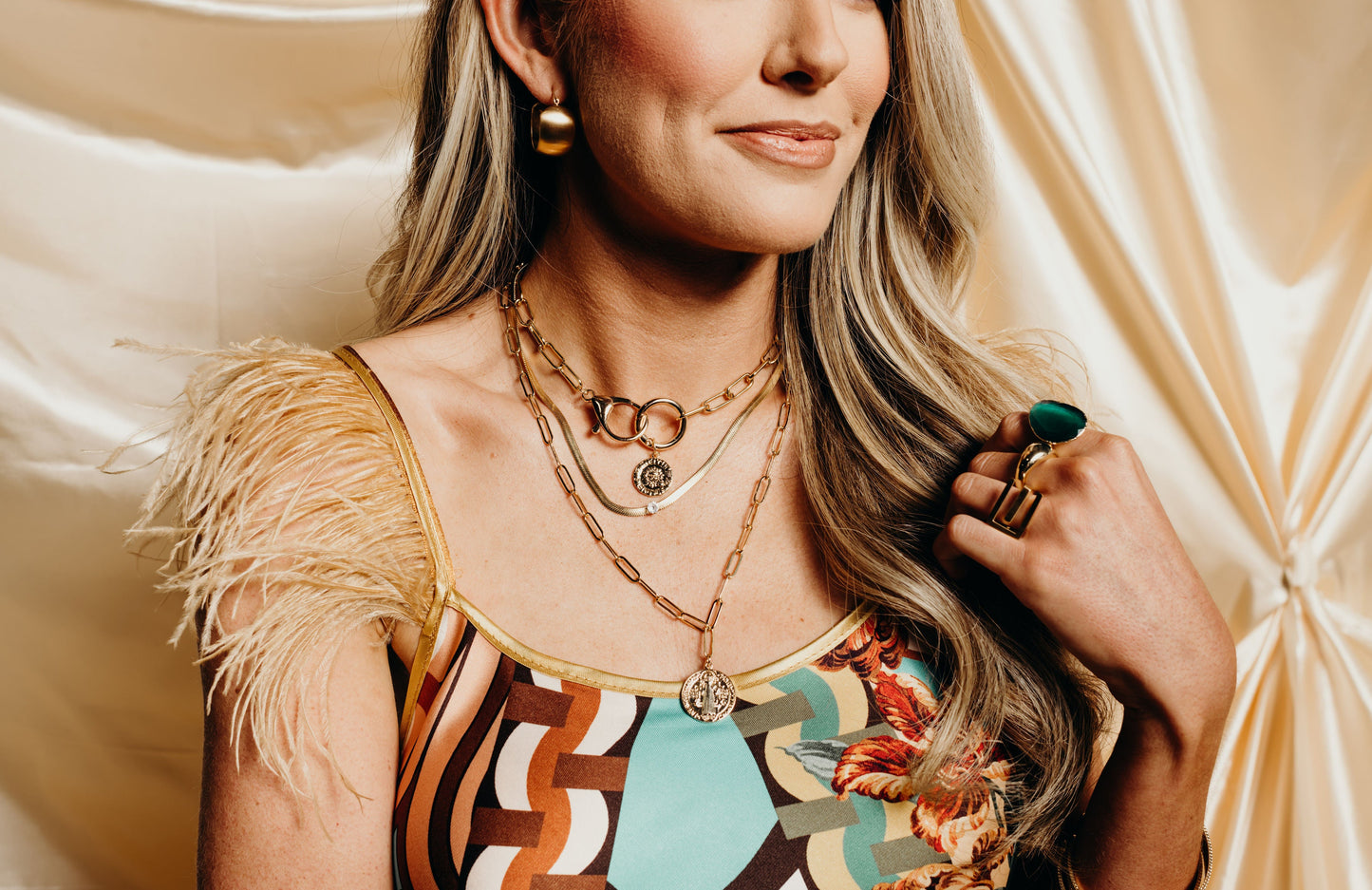 Zane Necklace in Gold