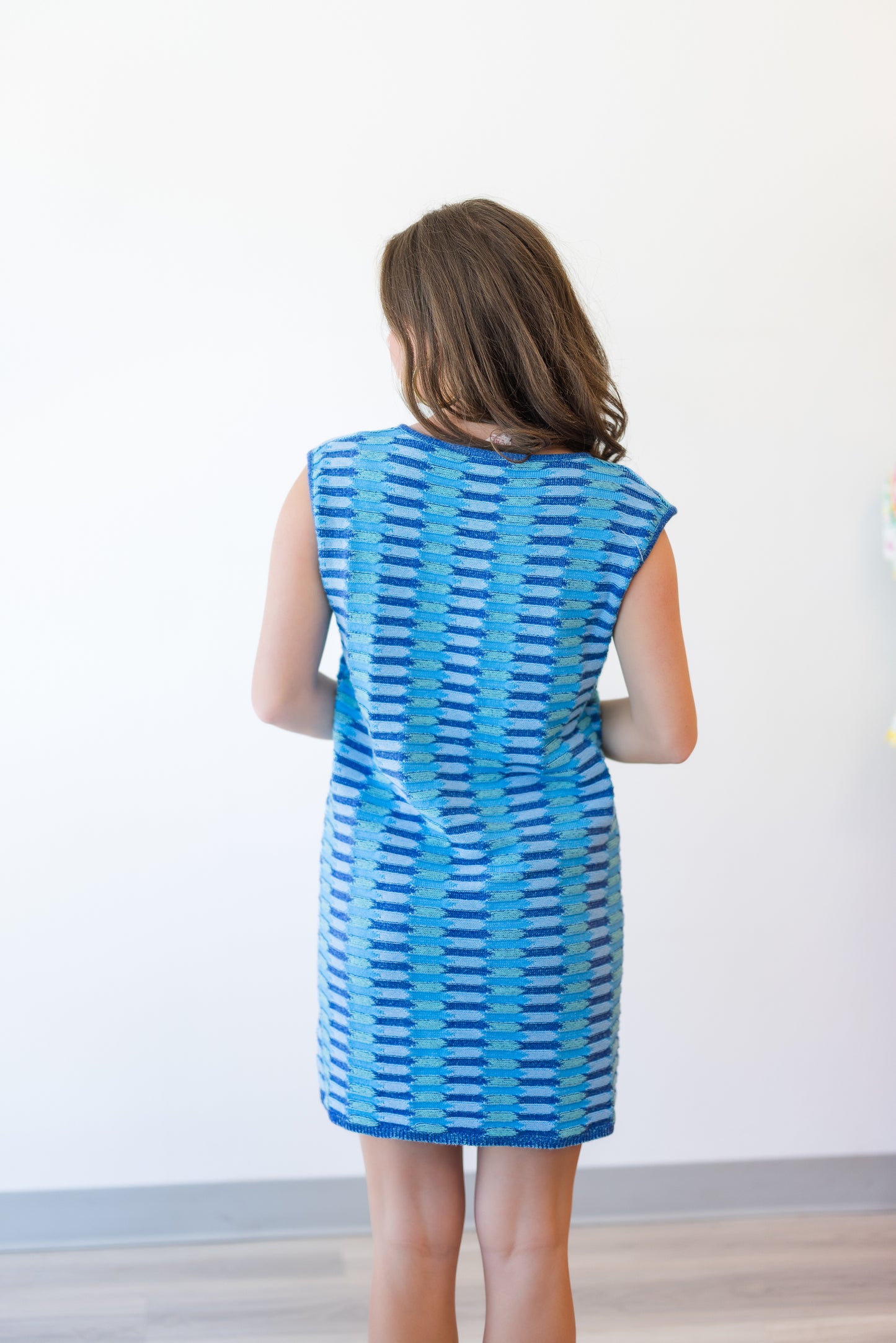 FINAL SALE Madelyn Dress in Cobalt