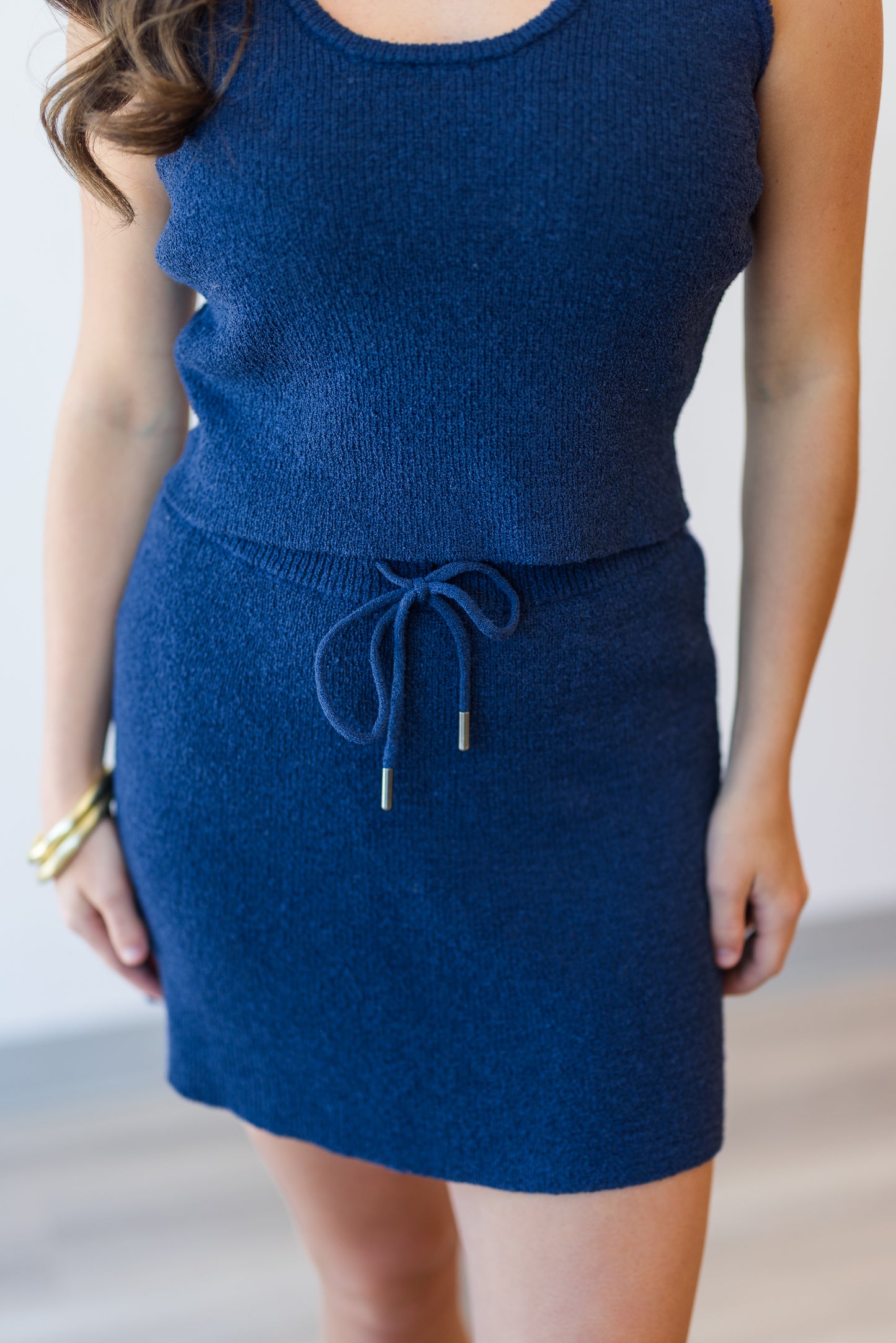 Retha Tank Top in Midnight Blue