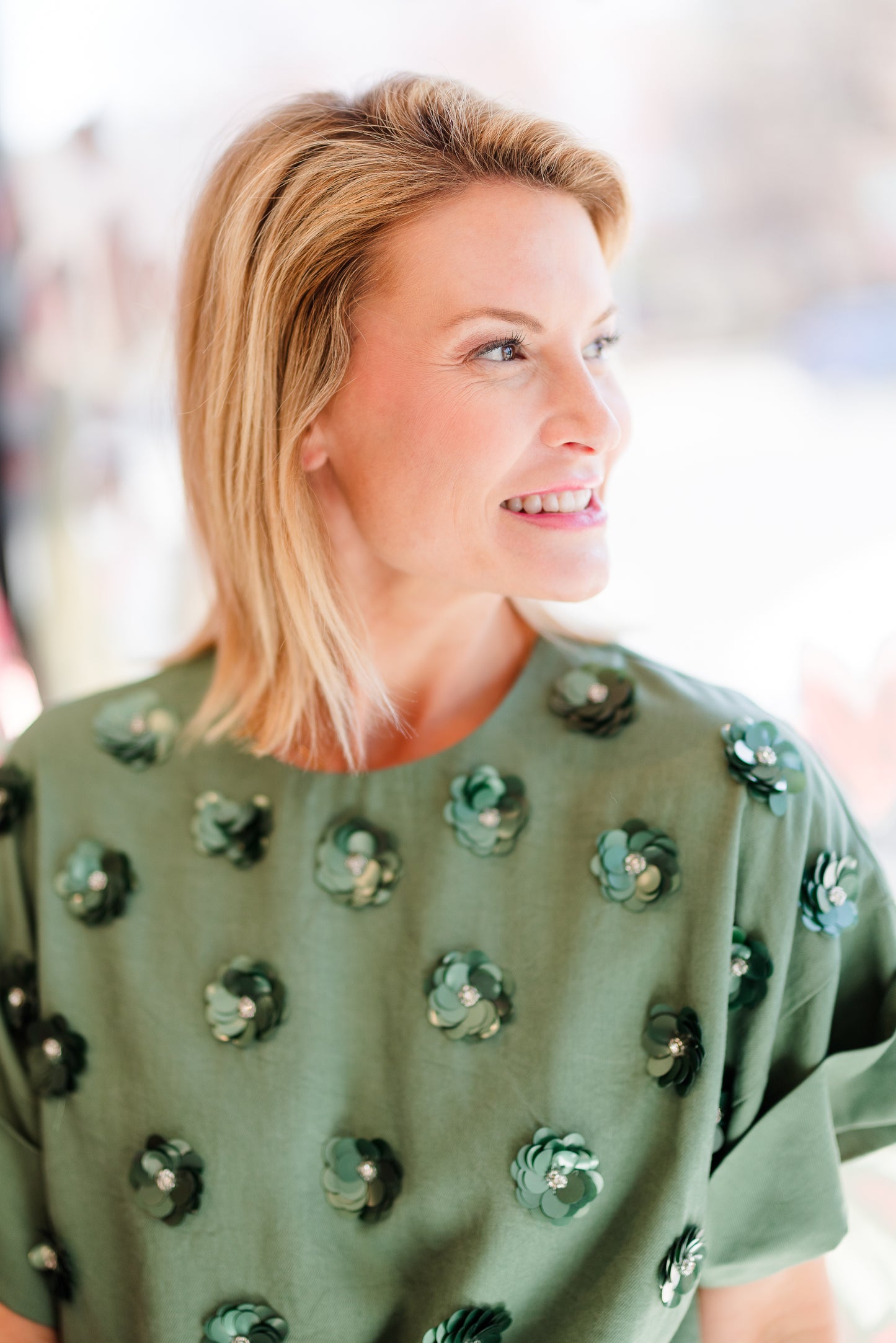 FINAL SALE Juni Top in Ivy