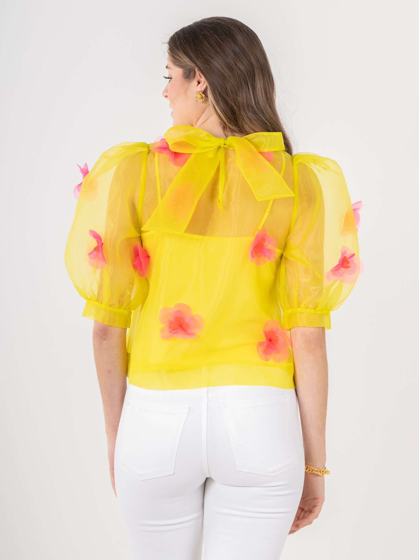 FINAL SALE Bella Top in Garden Party