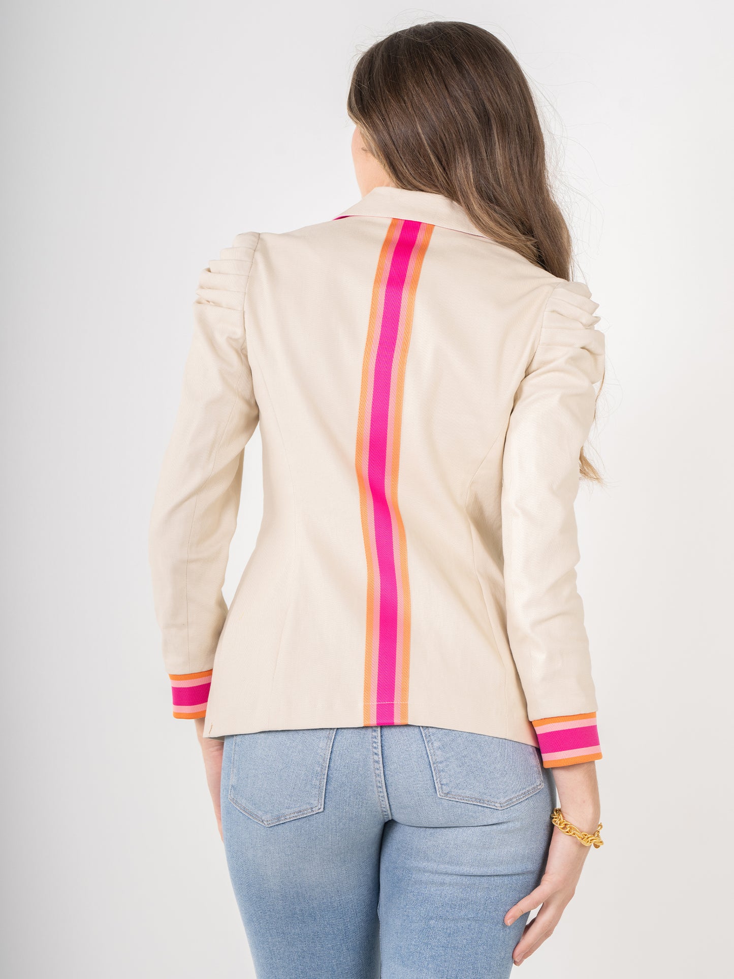 FINAL SALE Bradshaw Blazer in Sandshell
