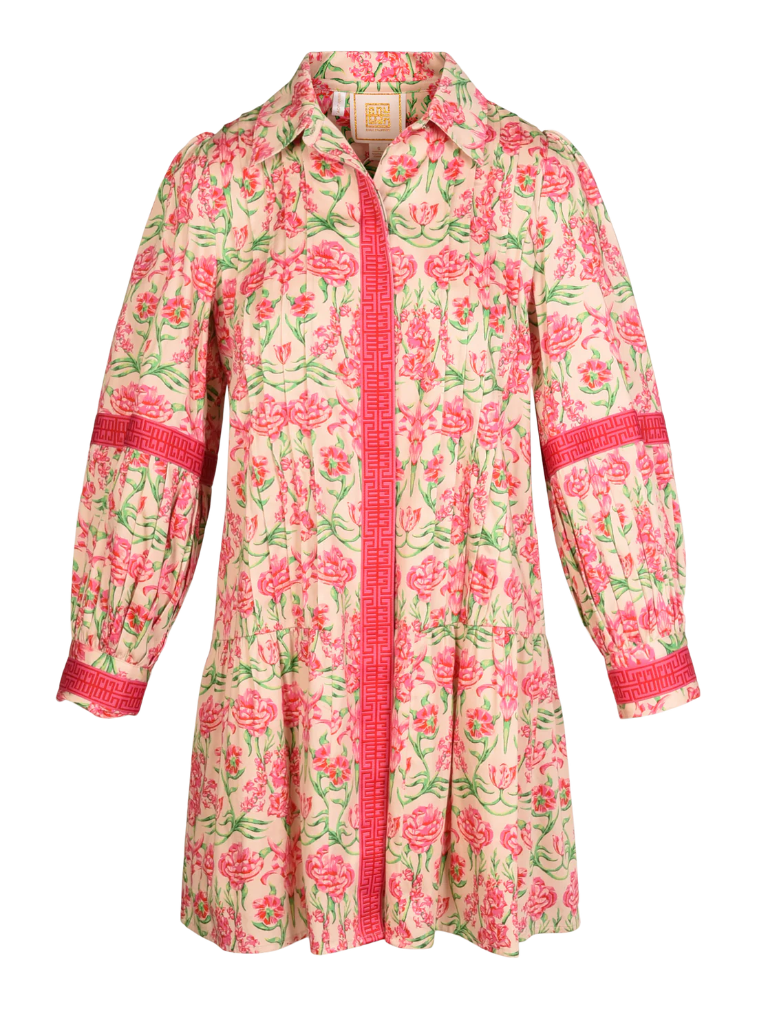 FINAL SALE Delany Dress in Garden Cheetah