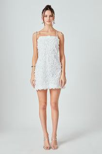 Carolyn Ivory Whisper Mini Dress