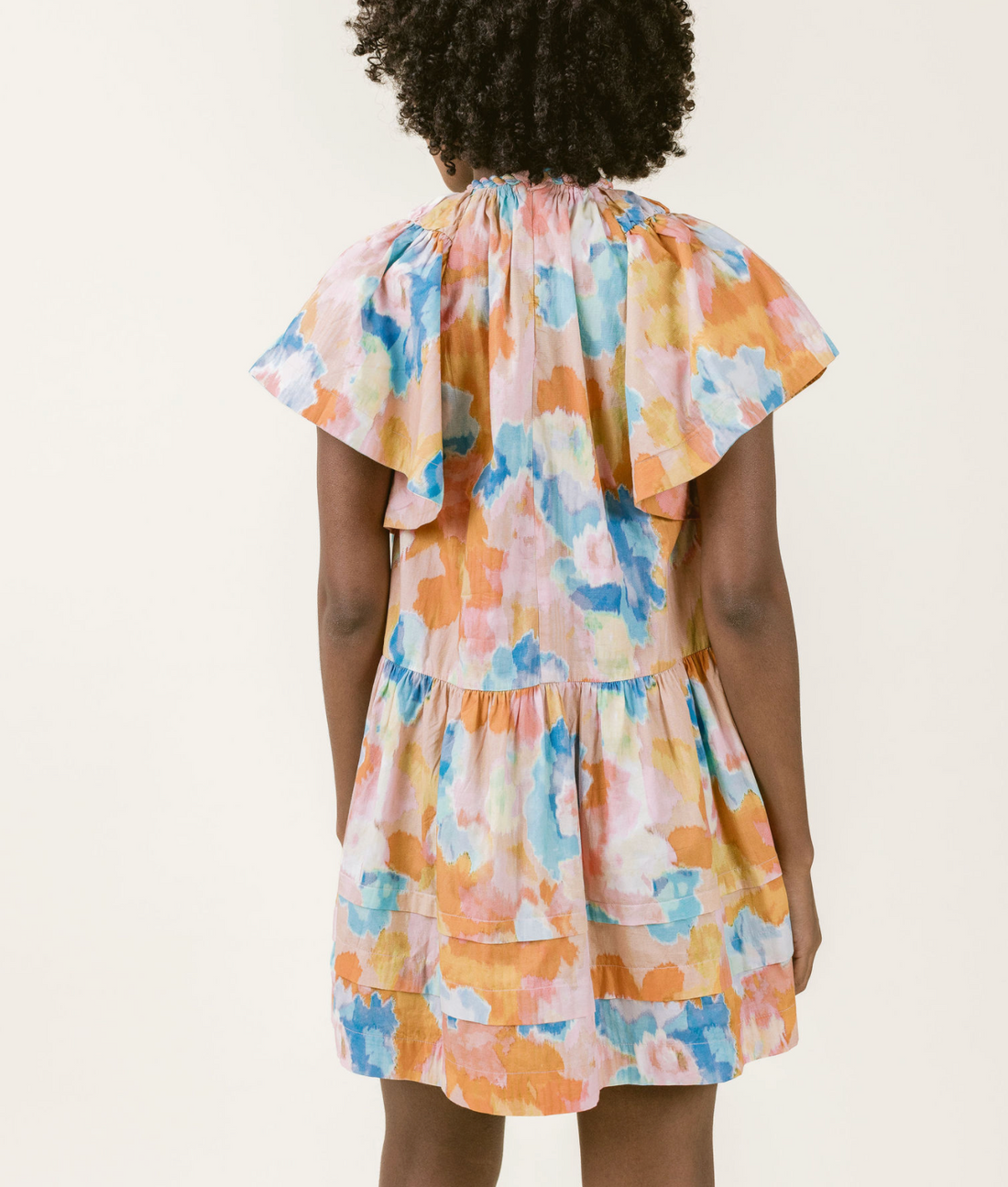 FINAL SALE Margo Dress in Paint Pallet