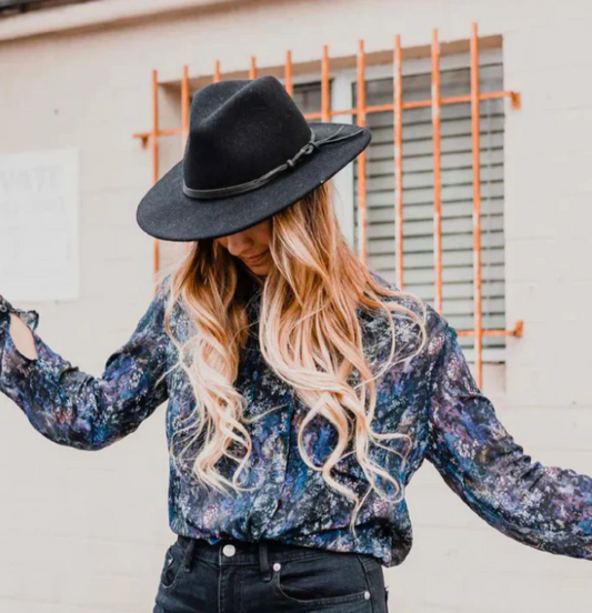 FINAL SALE Billie Hat in Black