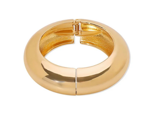 FINAL SALE Rounded Gold Bangle