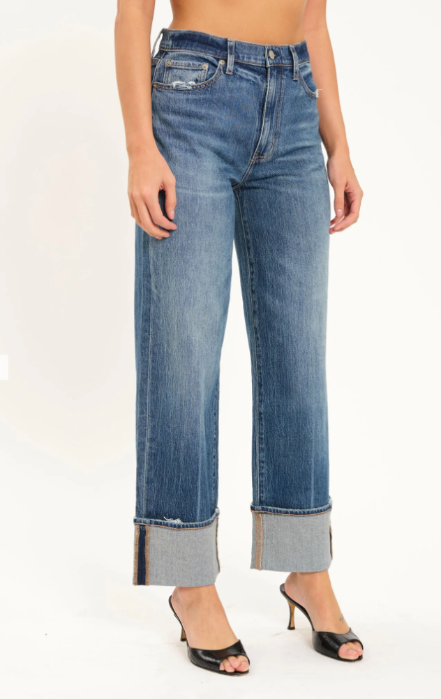FINAL SALE Eastside High Rise Loose Jean in Rush Hour