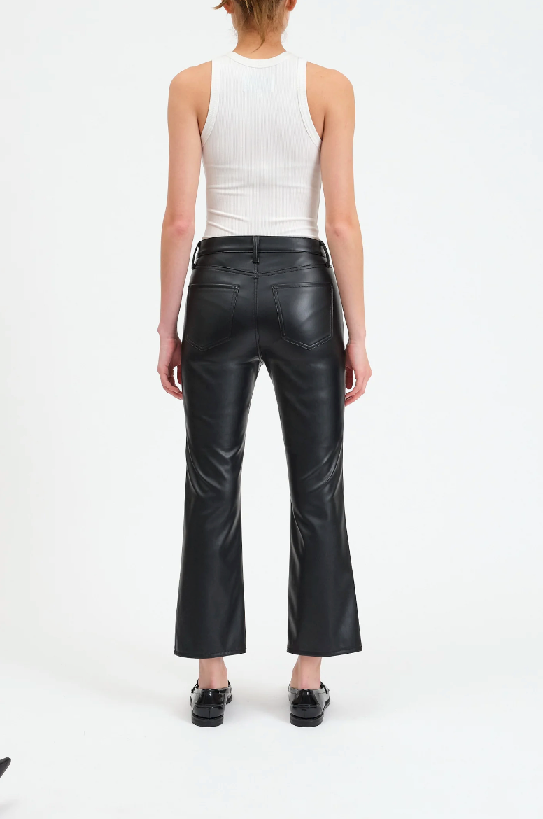 FINAL SALE Shy Girl High Rise Crop Flare in Cinematic