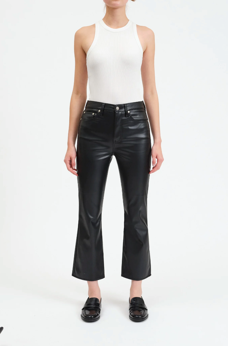 FINAL SALE Shy Girl High Rise Crop Flare in Cinematic