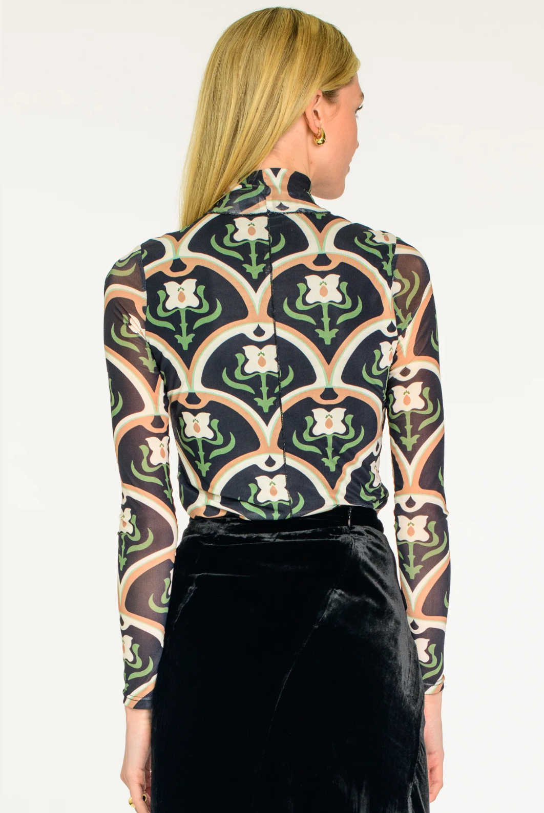 FINAL SALE Edina Top in Deco Tulip