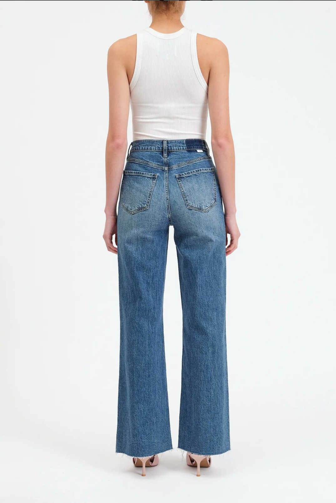 Far Out High Rise Wide Leg in Stunner