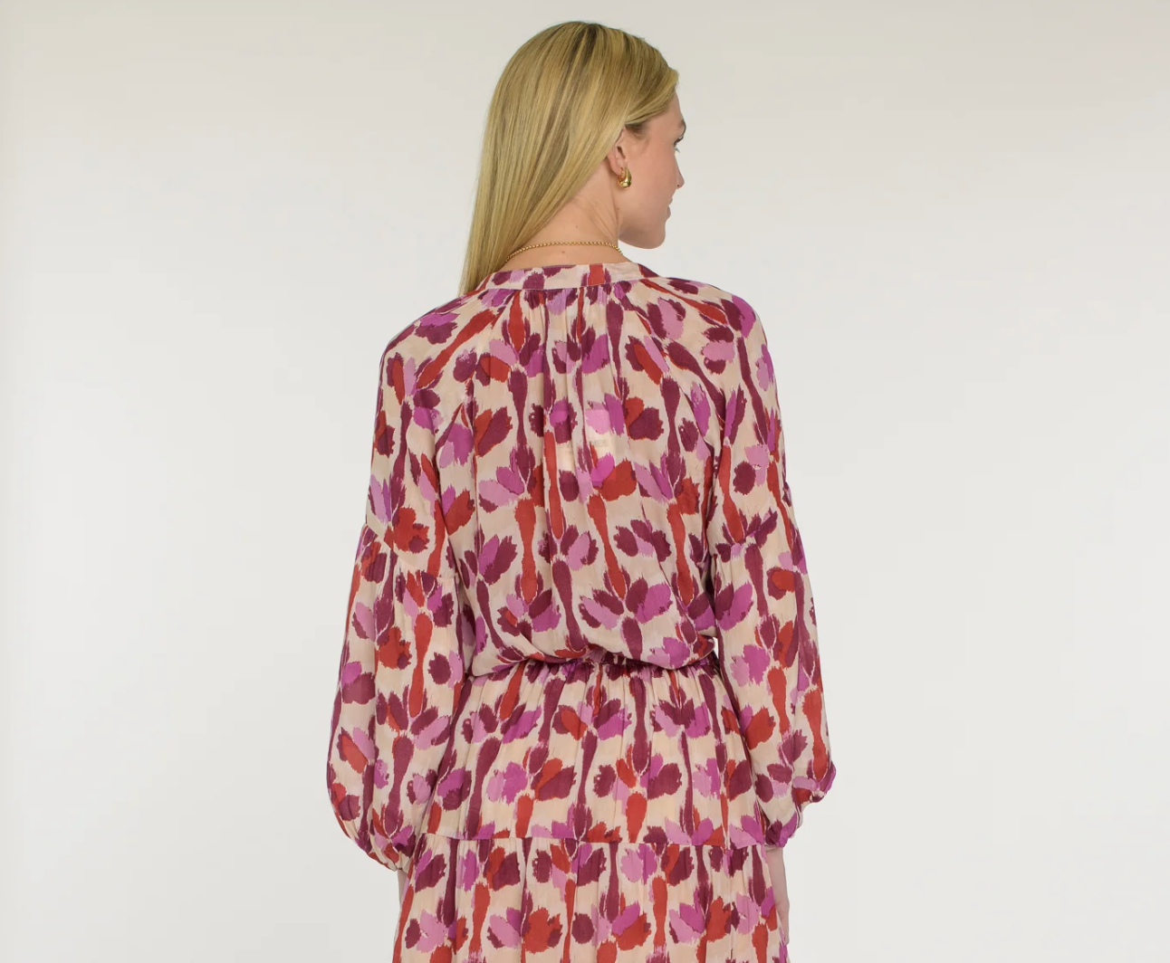 FINAL SALE Emory Top in Moody Palm Amethyst