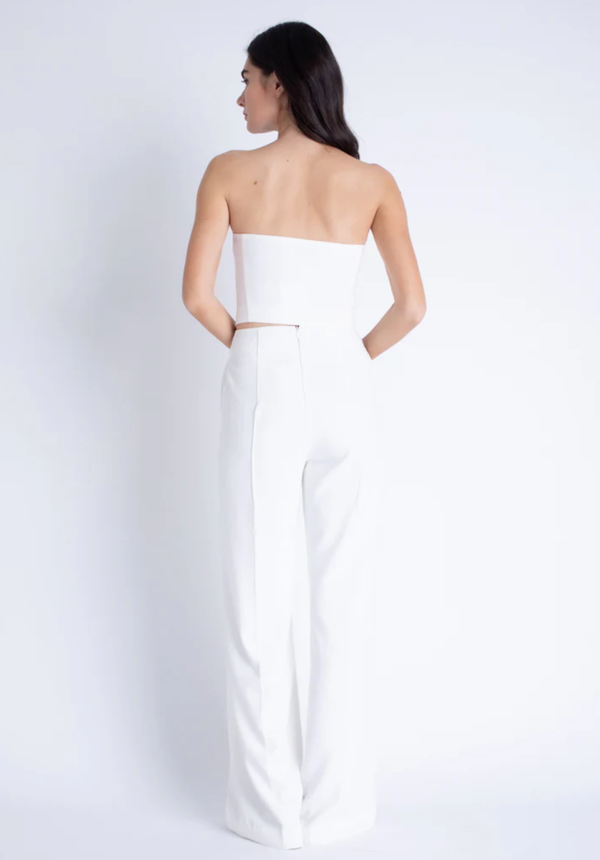 FINAL SALE Remi Trousers in White