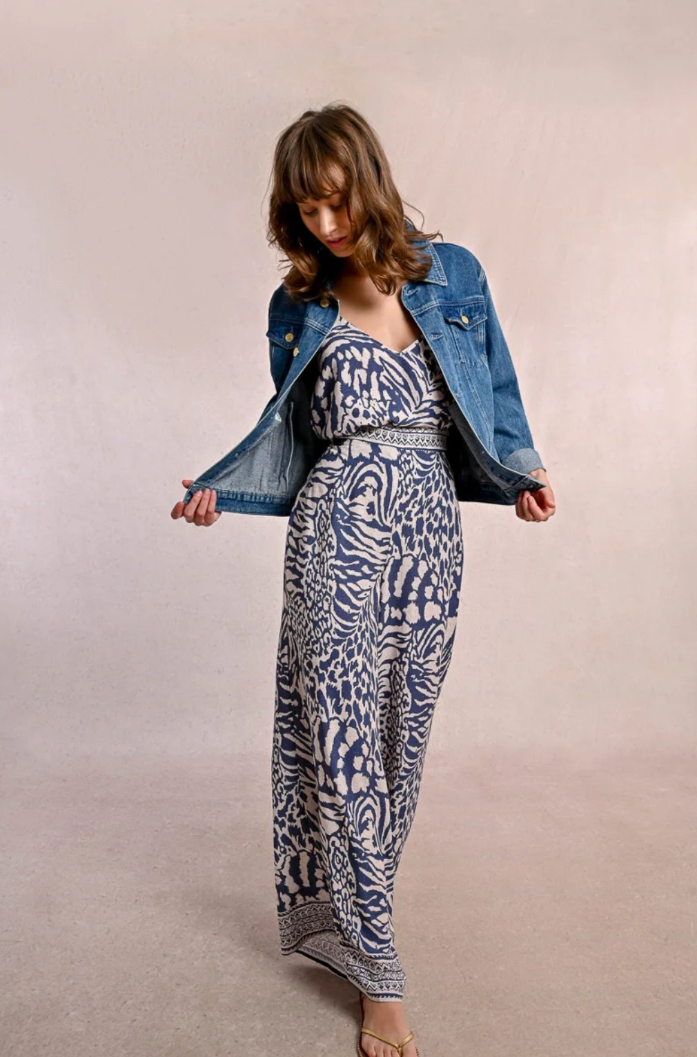 FINAL SALE Maggy Wide Pants in Zebra