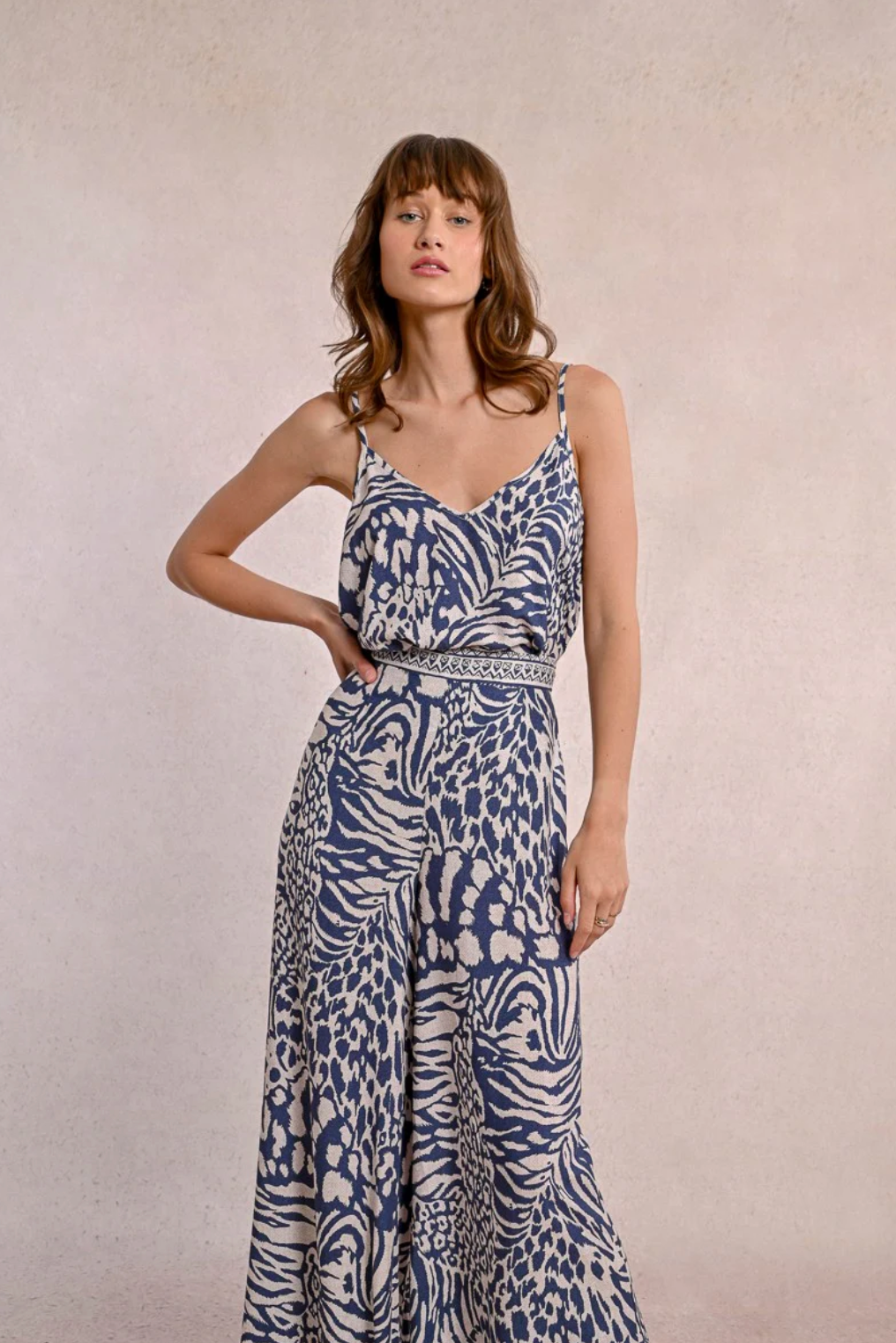 FINAL SALE Maggy Wide Pants in Zebra