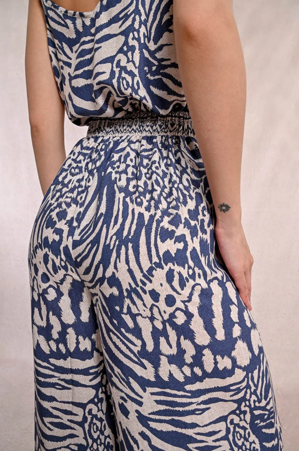 FINAL SALE Maggy Wide Pants in Zebra