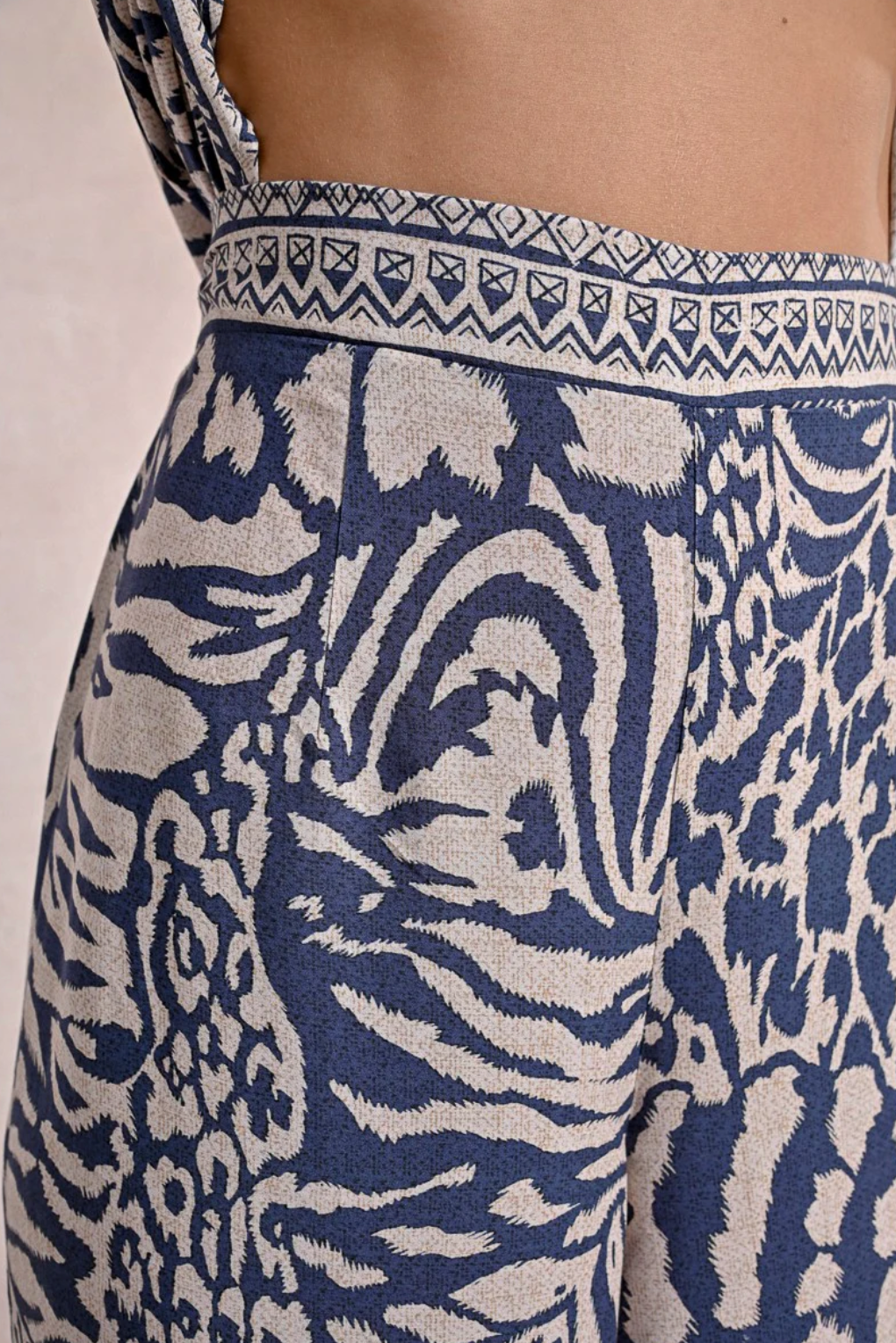 FINAL SALE Maggy Wide Pants in Zebra