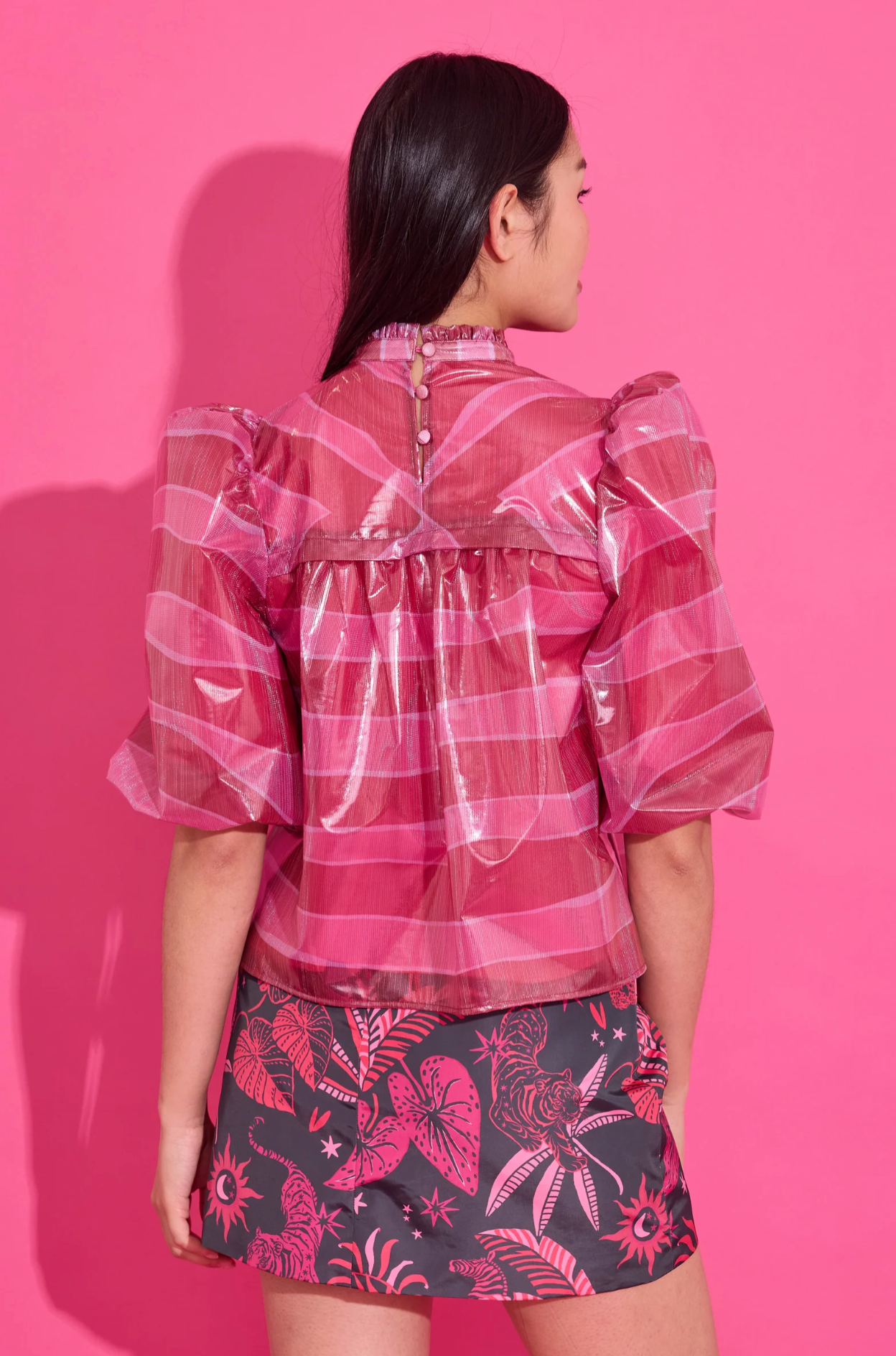 Mel Top in Ziggy Lipstick