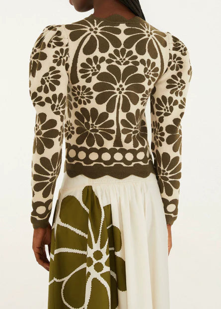 Palermo Green Knit Top