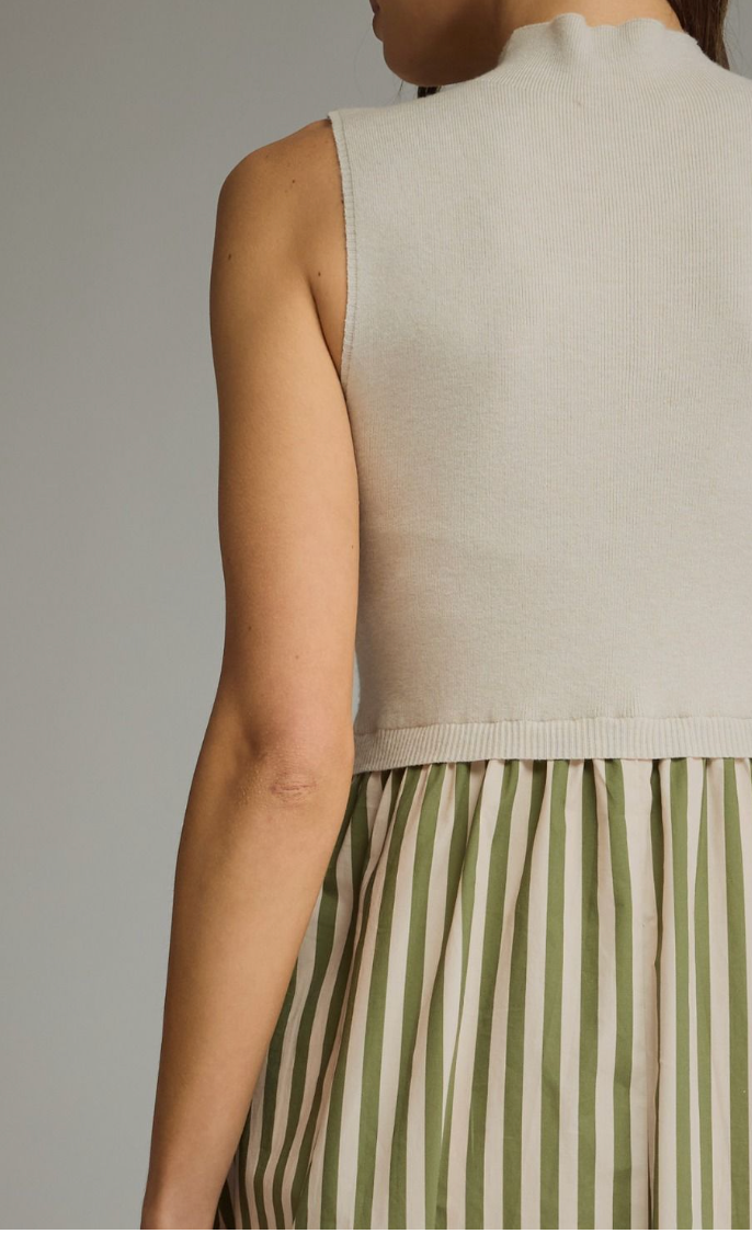 Mandy Mock Neck Maxi Dress