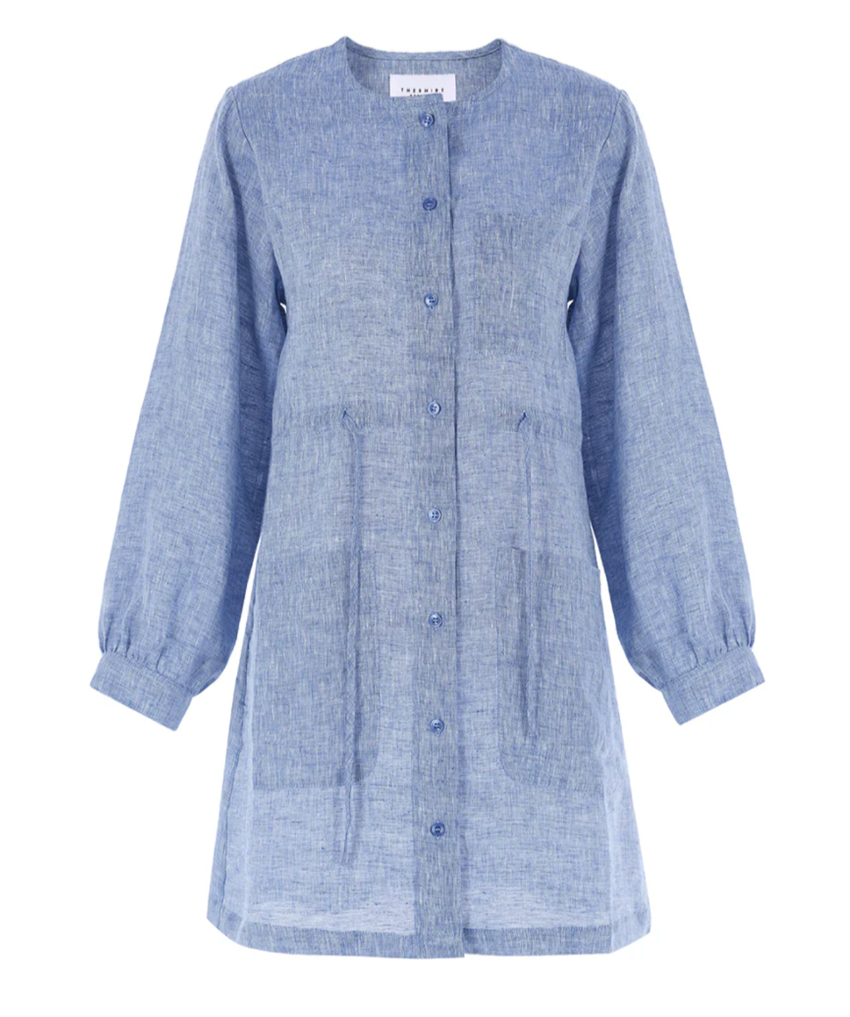 FINAL SALE The Mason Dress in Denim Linen