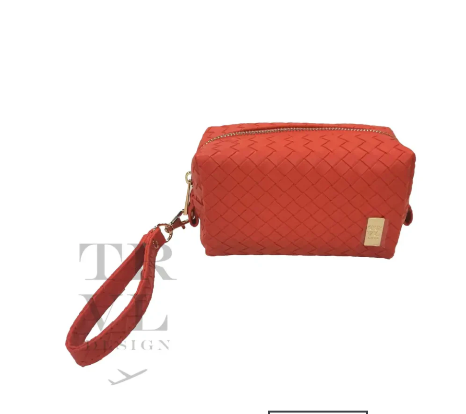 FINAL SALE Luxe Duo Dome Bag Set in Papaya