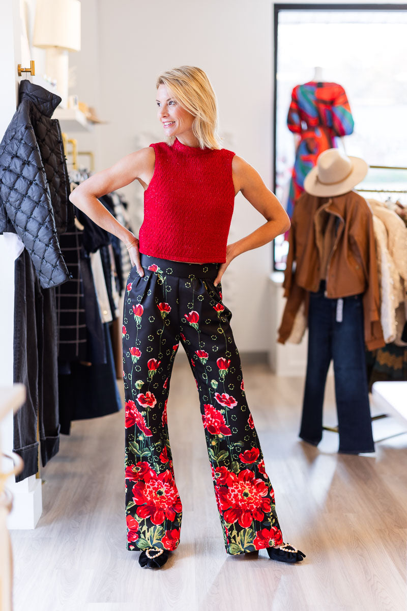 FINAL SALE Mallory Top in Candy Cane