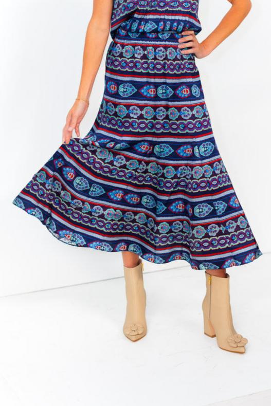 FINAL SALE Fancy Flower Bootie in Tan