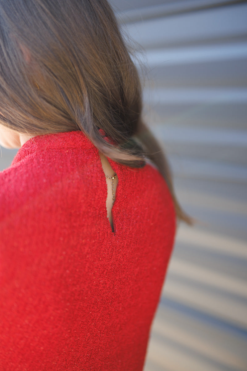 FINAL SALE Mallory Top in Candy Cane