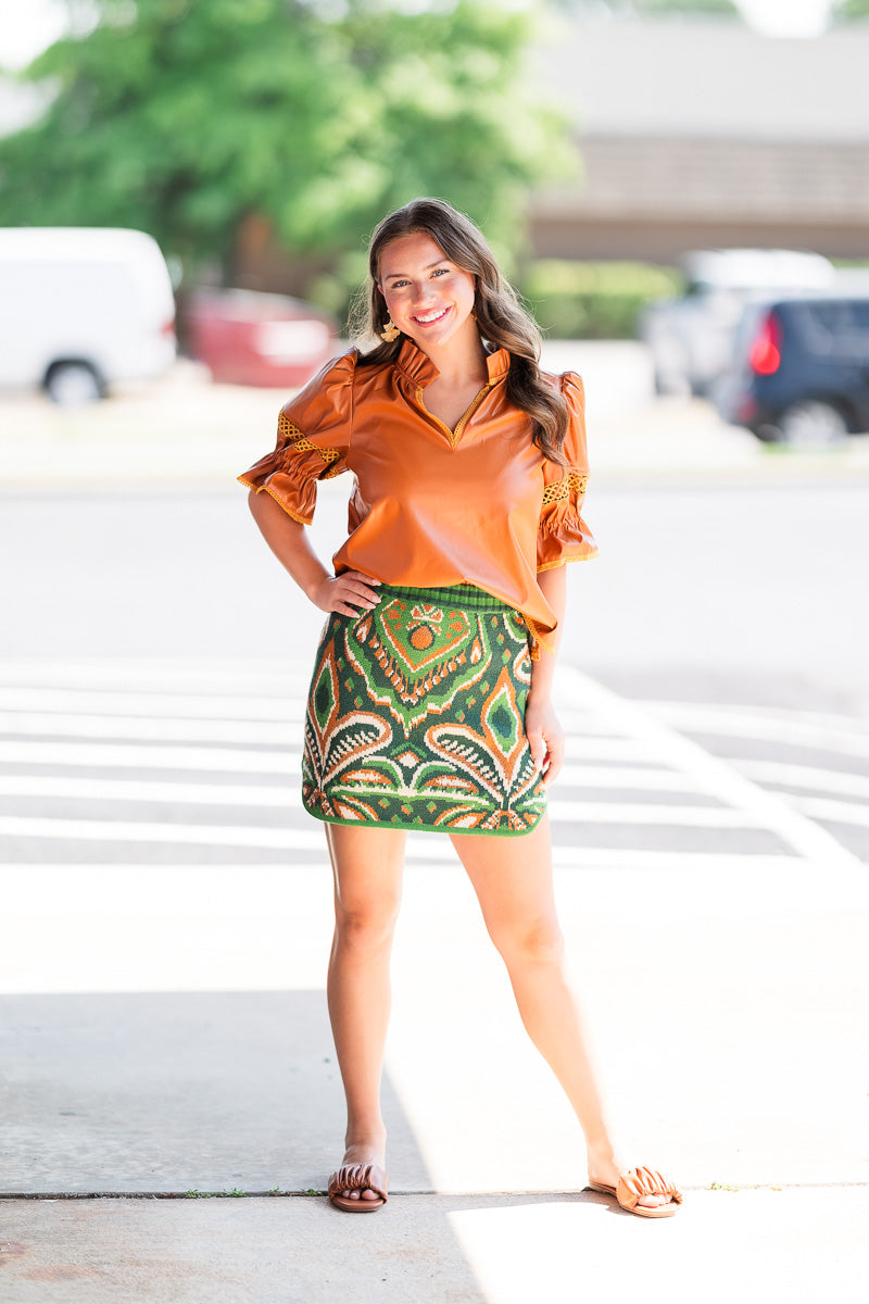 FINAL SALE Lottie Top in Carmel