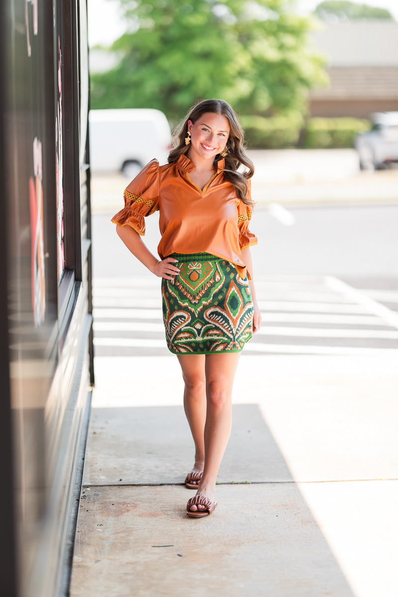 FINAL SALE Lottie Top in Carmel