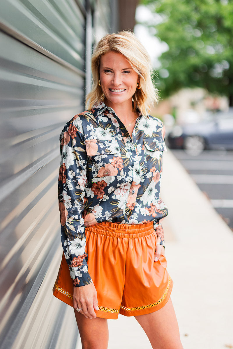 FINAL SALE Celine Short in Carmel