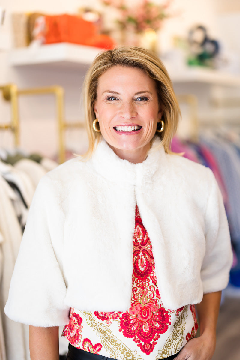 FINAL SALE Nivana Cape in Whisper Ivory