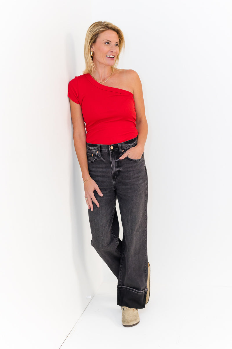 FINAL SALE Delta Tee in Salsa