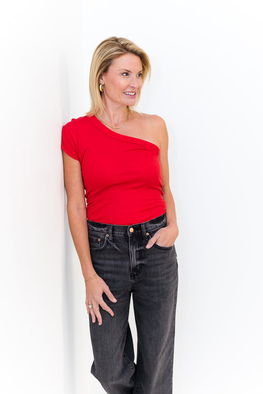 FINAL SALE Delta Tee in Salsa