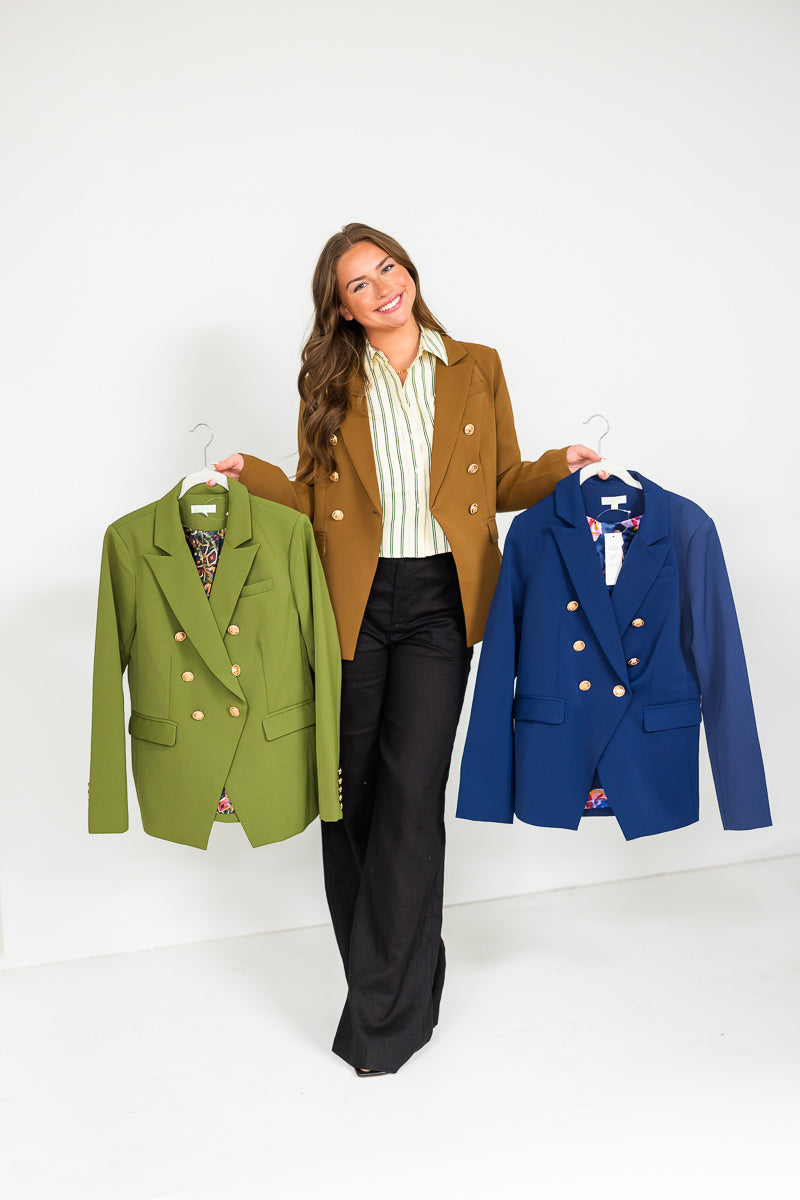 FINAL SALE Winnie Blazer Navy