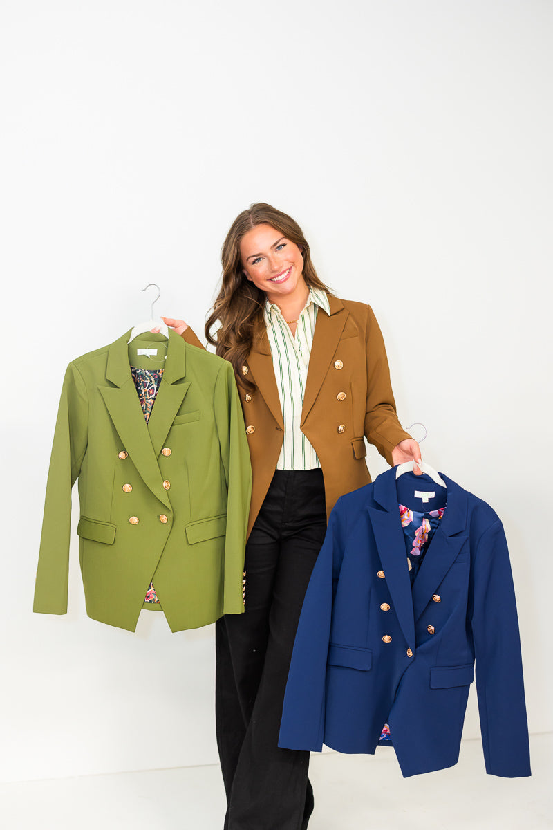 FINAL SALE Winnie Blazer Navy