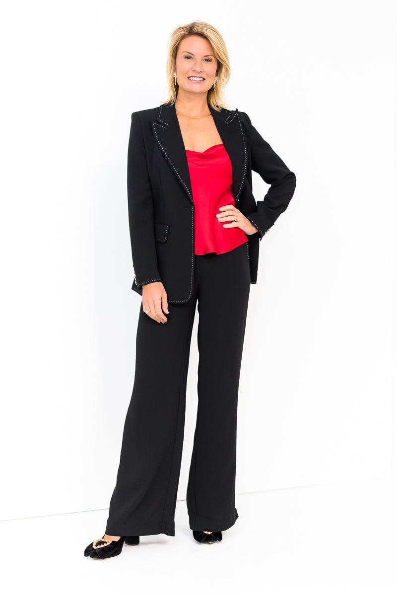 FINAL SALE Zoe Trouser in Black
