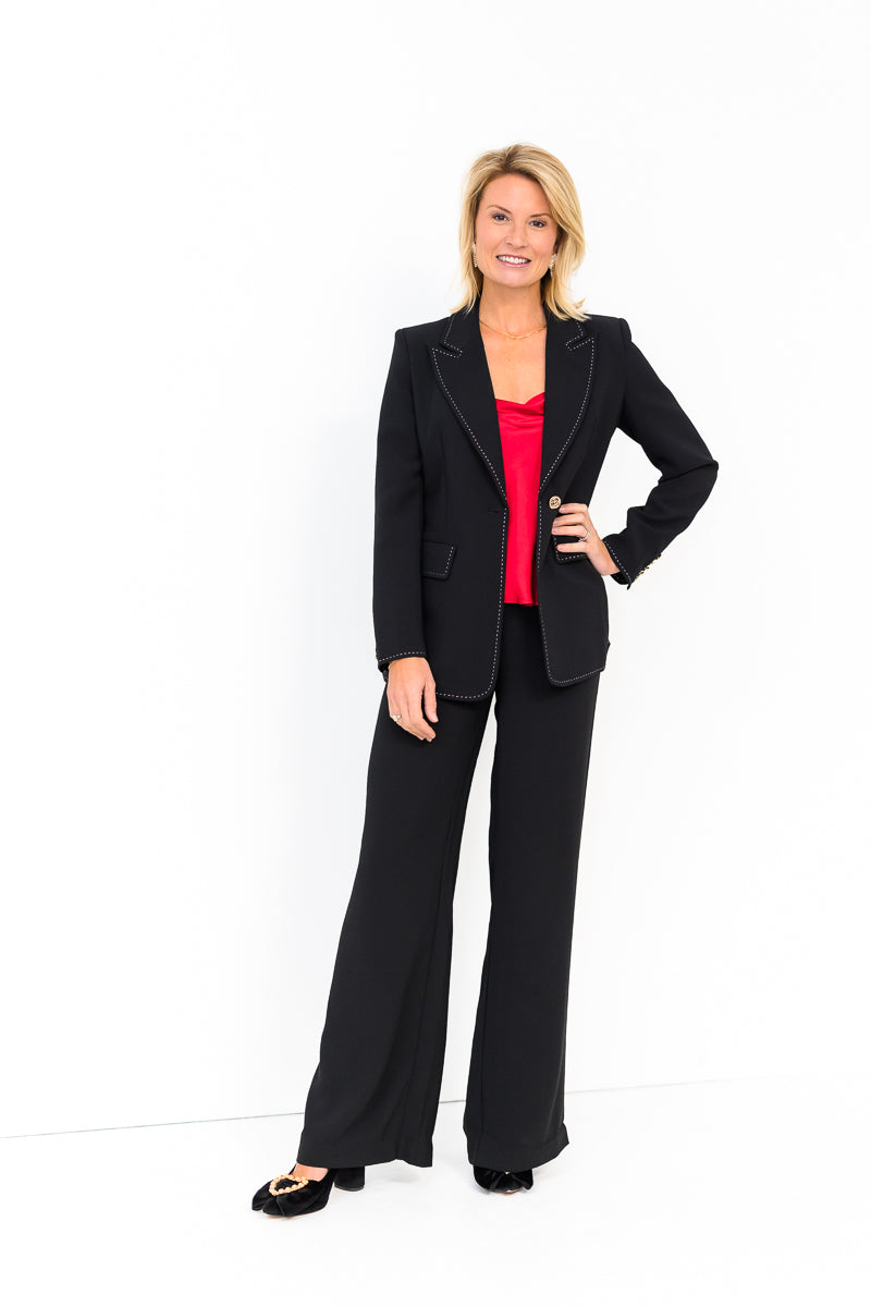 FINAL SALE Zoe Trouser in Black