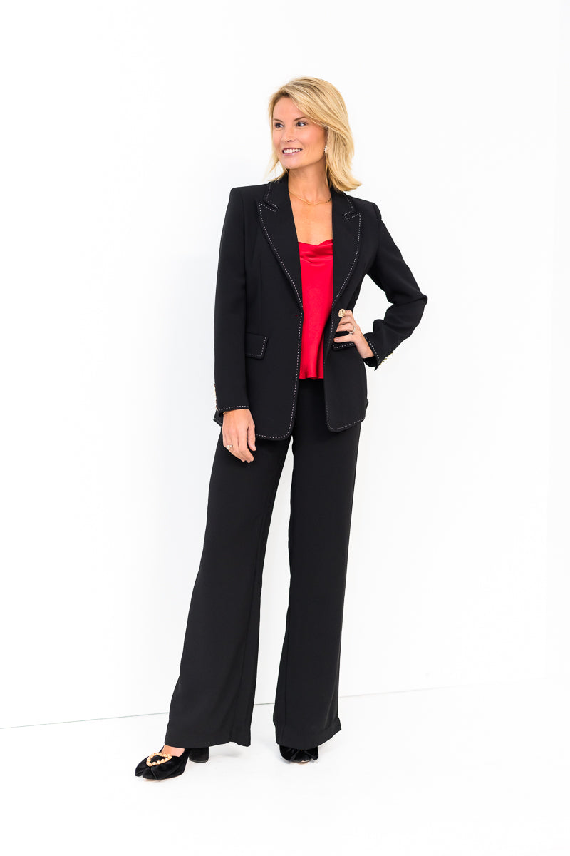 FINAL SALE Zoe Trouser in Black