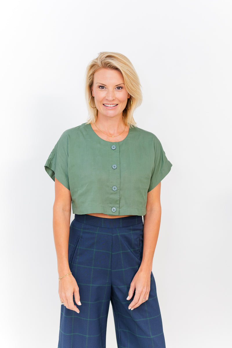 FINAL SALE Tasha Pant in Navy