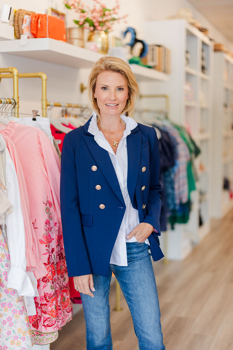 FINAL SALE Winnie Blazer Navy