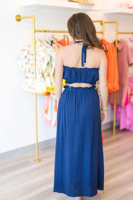 FINAL SALE Mallory Skirt in Navy