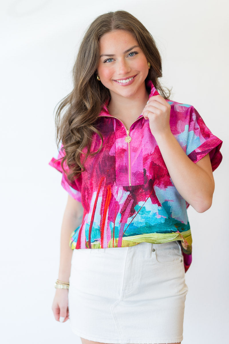 Poppy Pullover in Bellamy Sunset